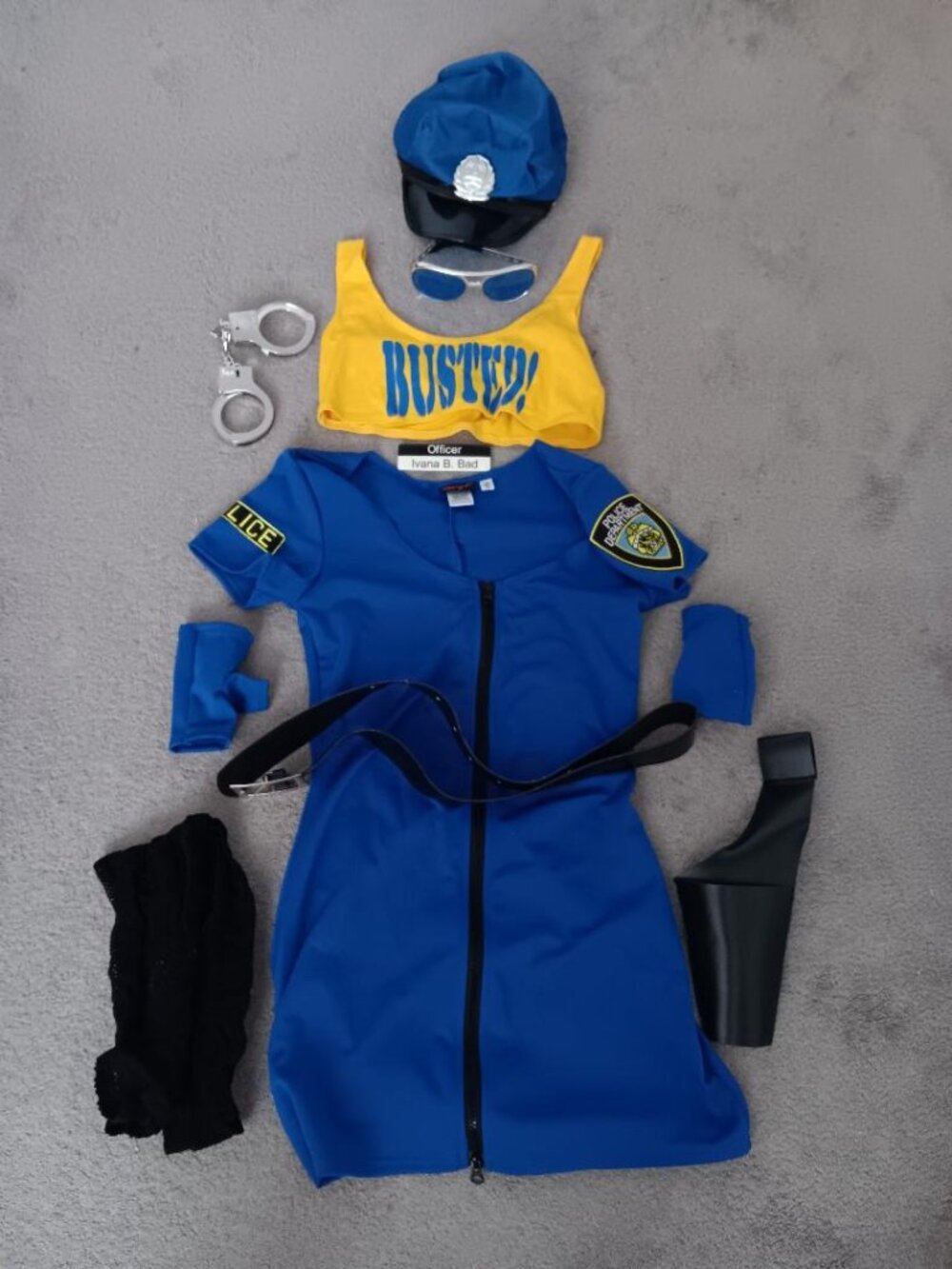 Adult Police Woman Halloween Costume Size Small